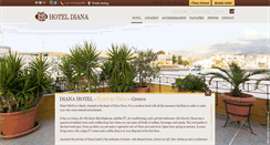 Desktop Screenshot of diana-hotel-chios.gr